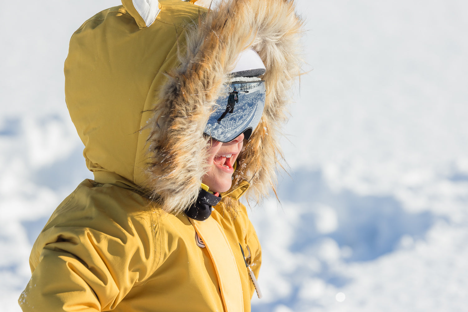 Kids Ski Goggles - Silver