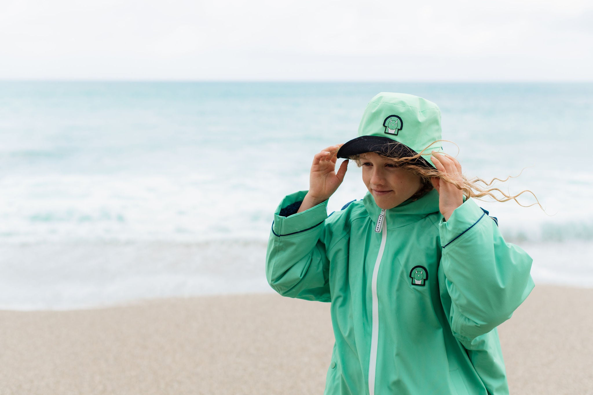 Dinosaur/Shark - Kids Reversible Bucket Hat