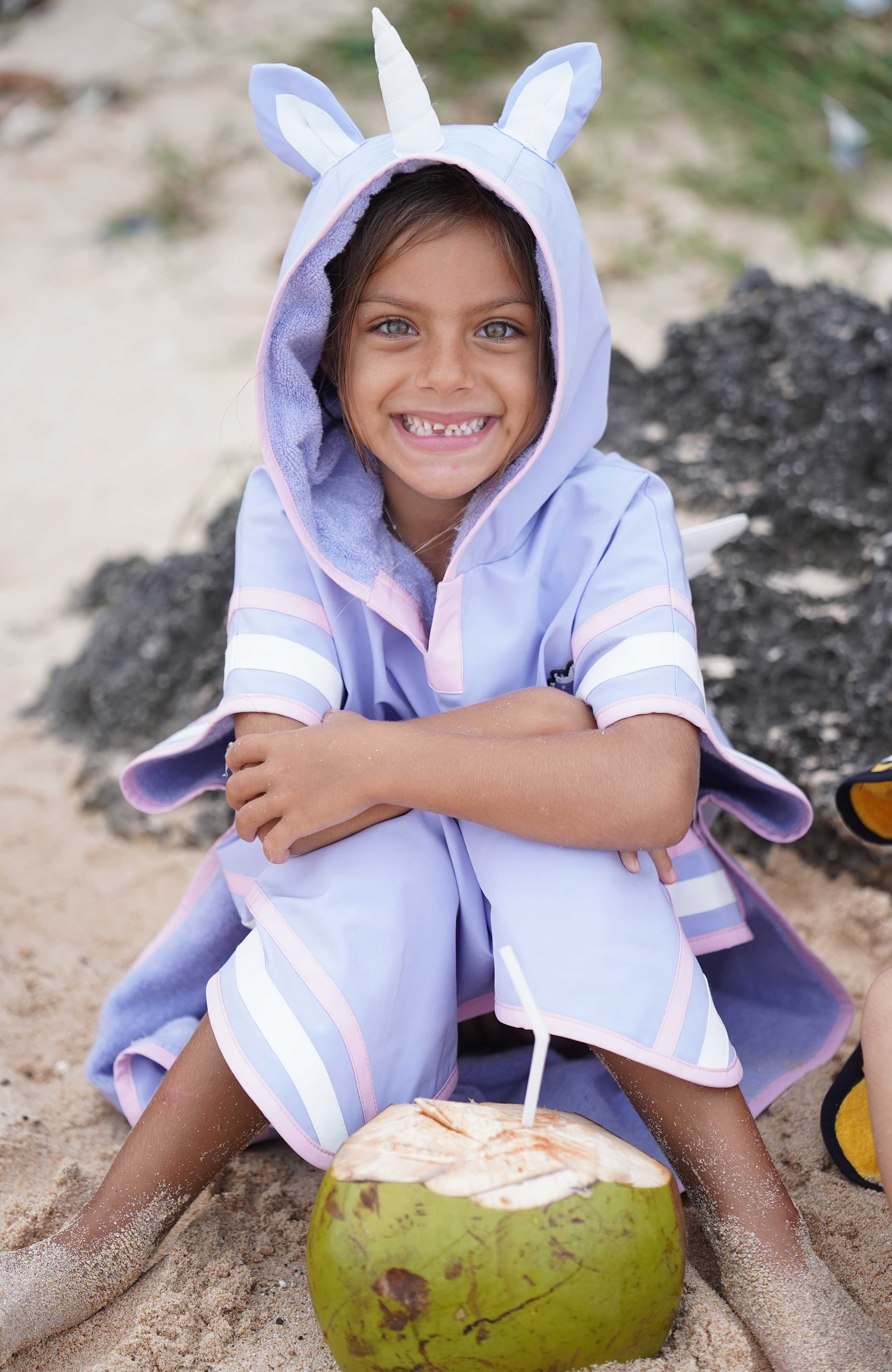 Sparkle the Unicorn - Kids Poncho Towel