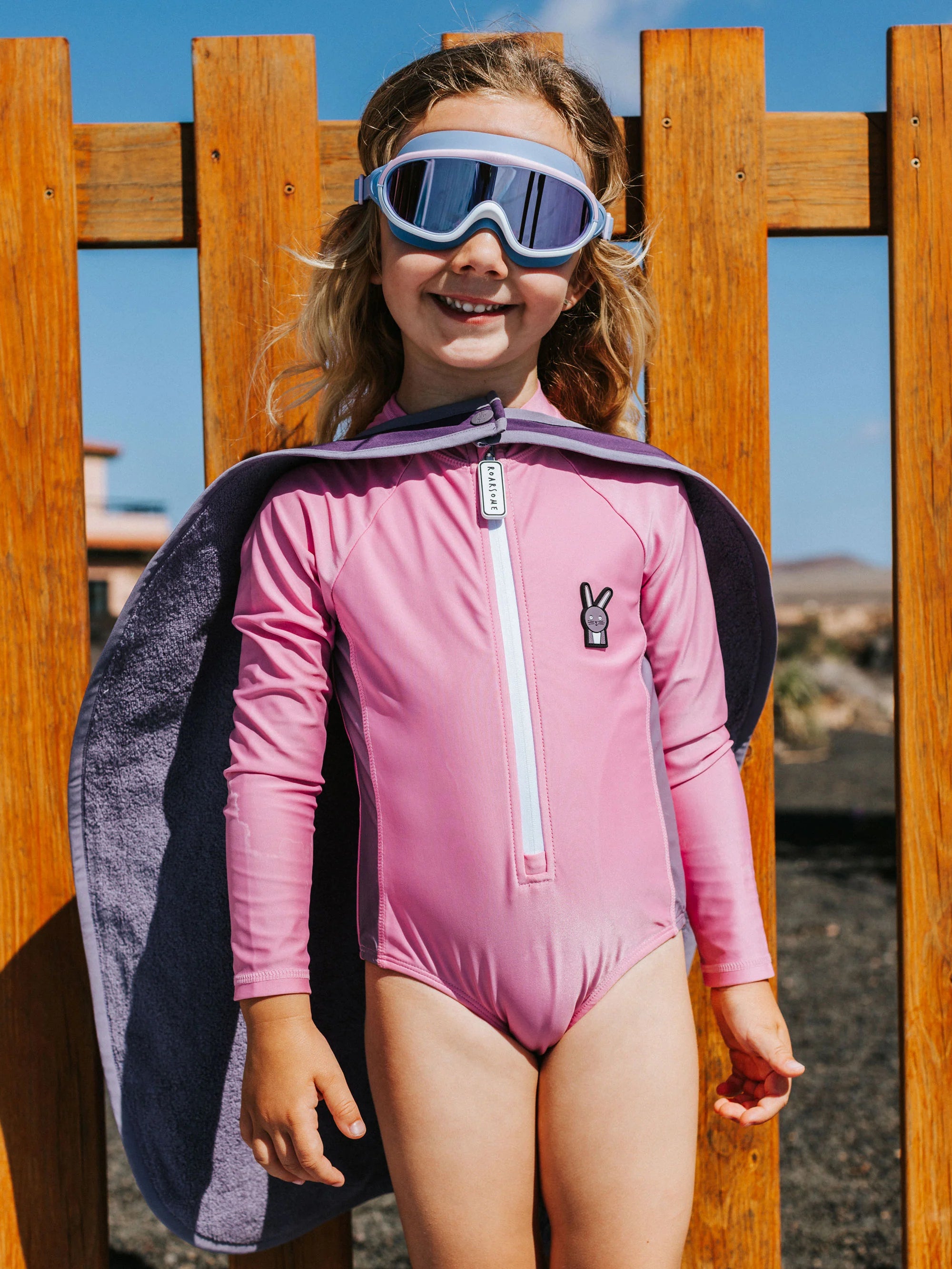 Kids Swimming Goggles - Lilac/Pink