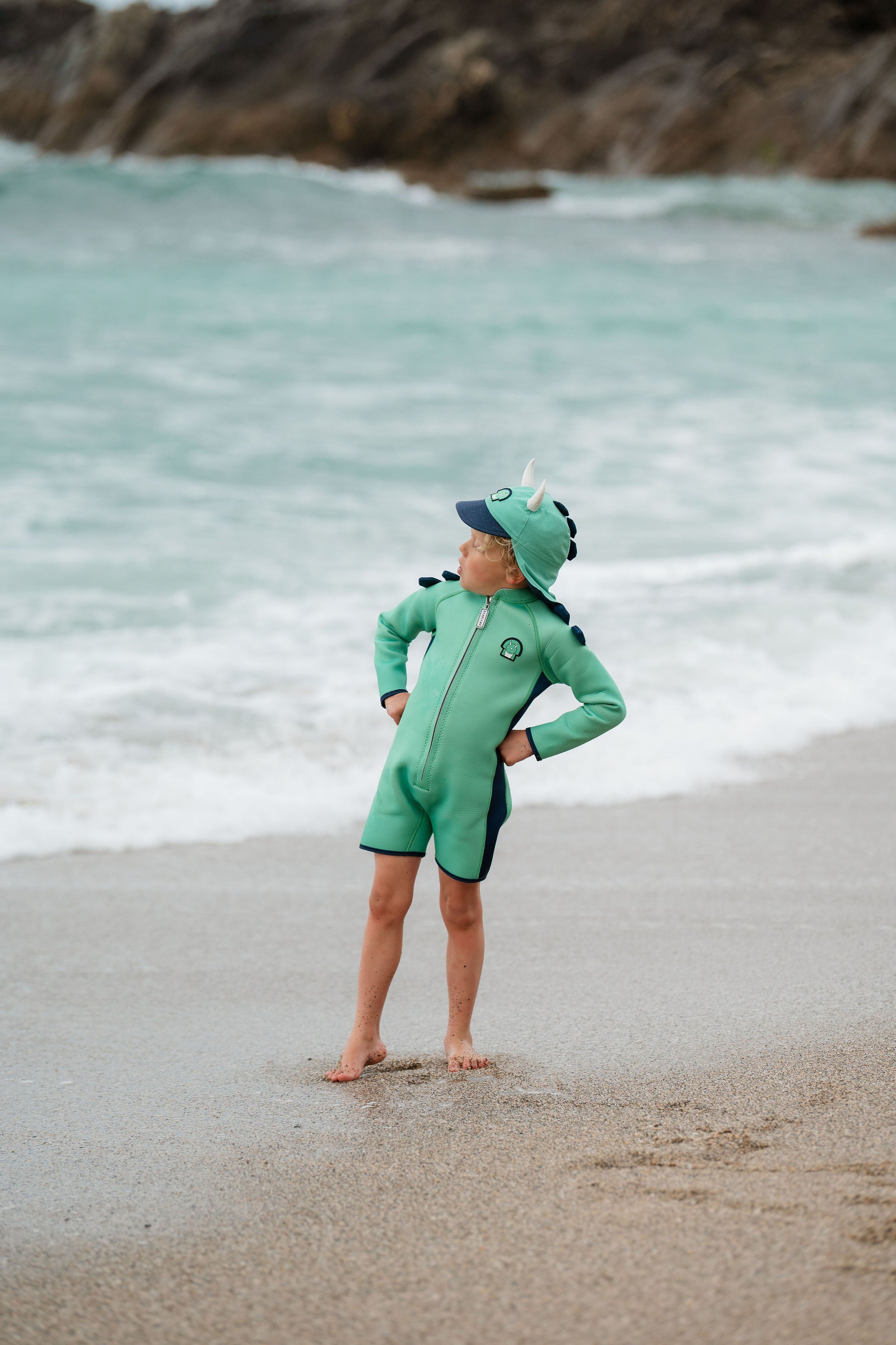 Spike the Dinosaur - Kids Sun Cap
