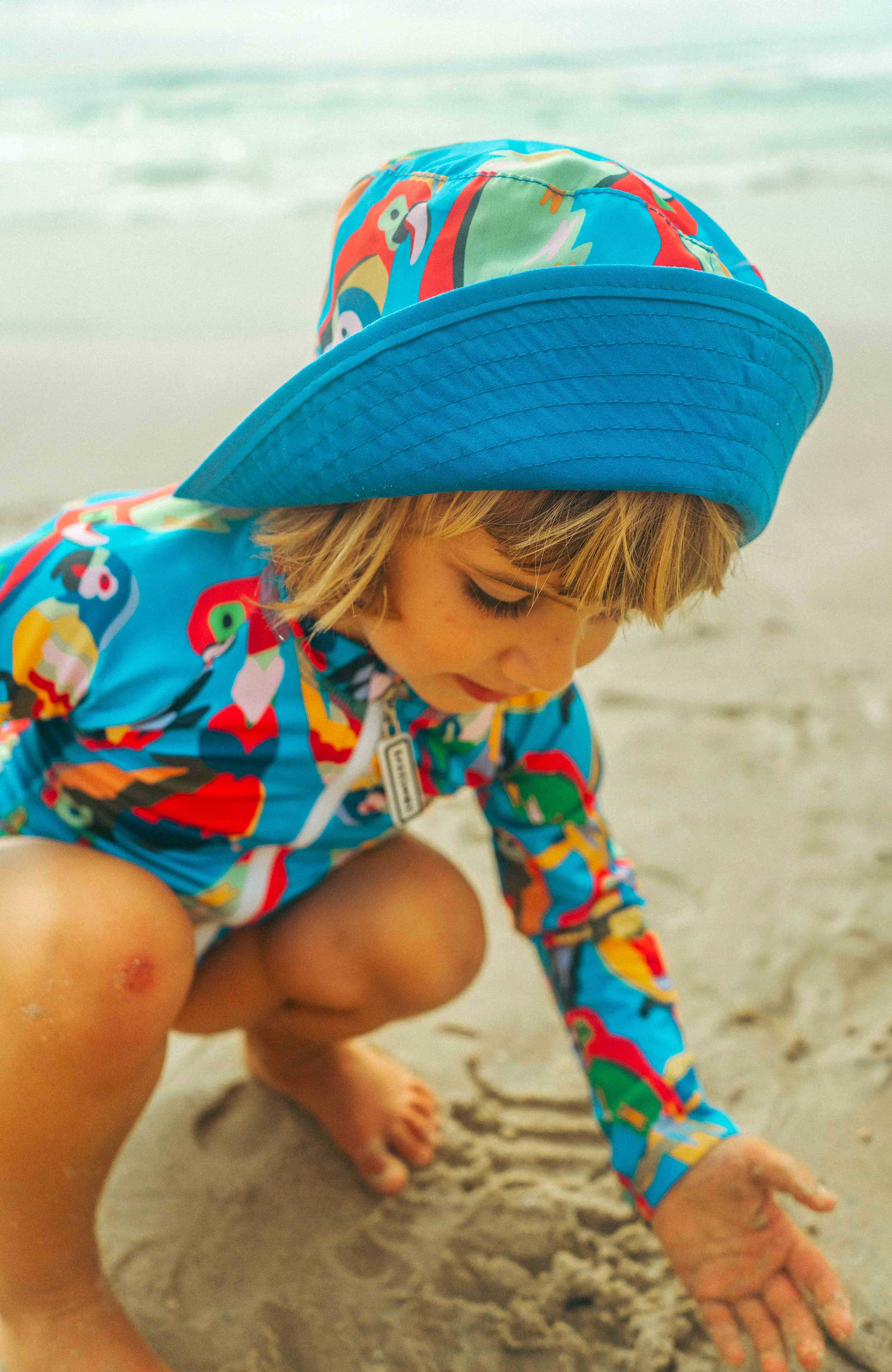 Parrot - Kids Reversible Bucket Hat
