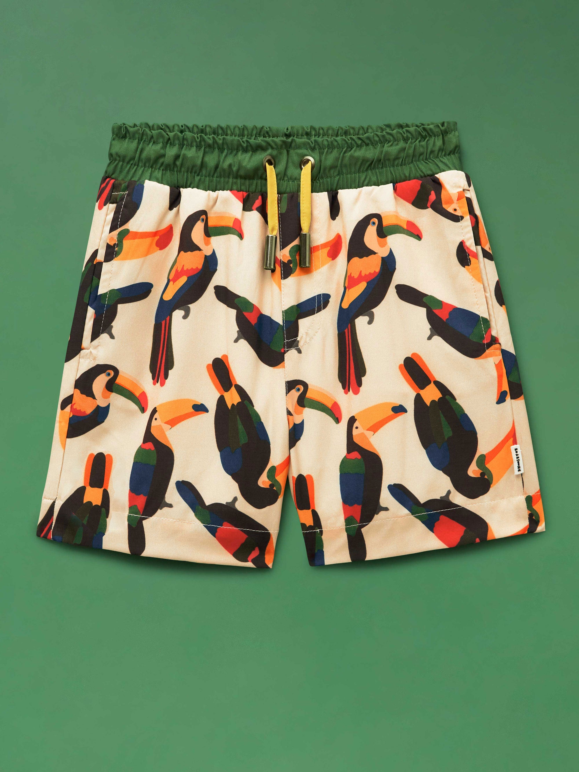 Beak the Toucan - Kids Swim Shorts