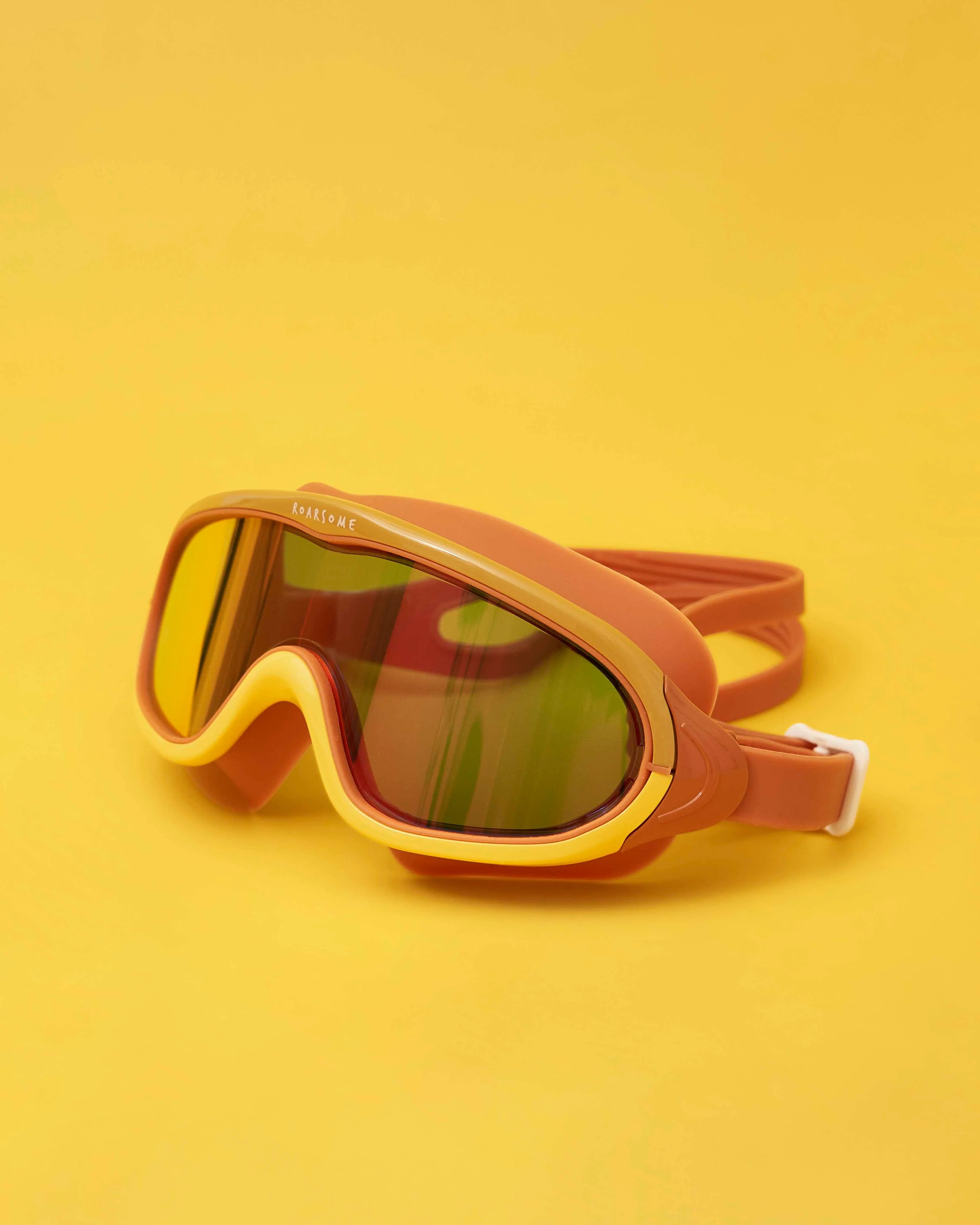 Kids Swimming Goggles - Yellow/Orange