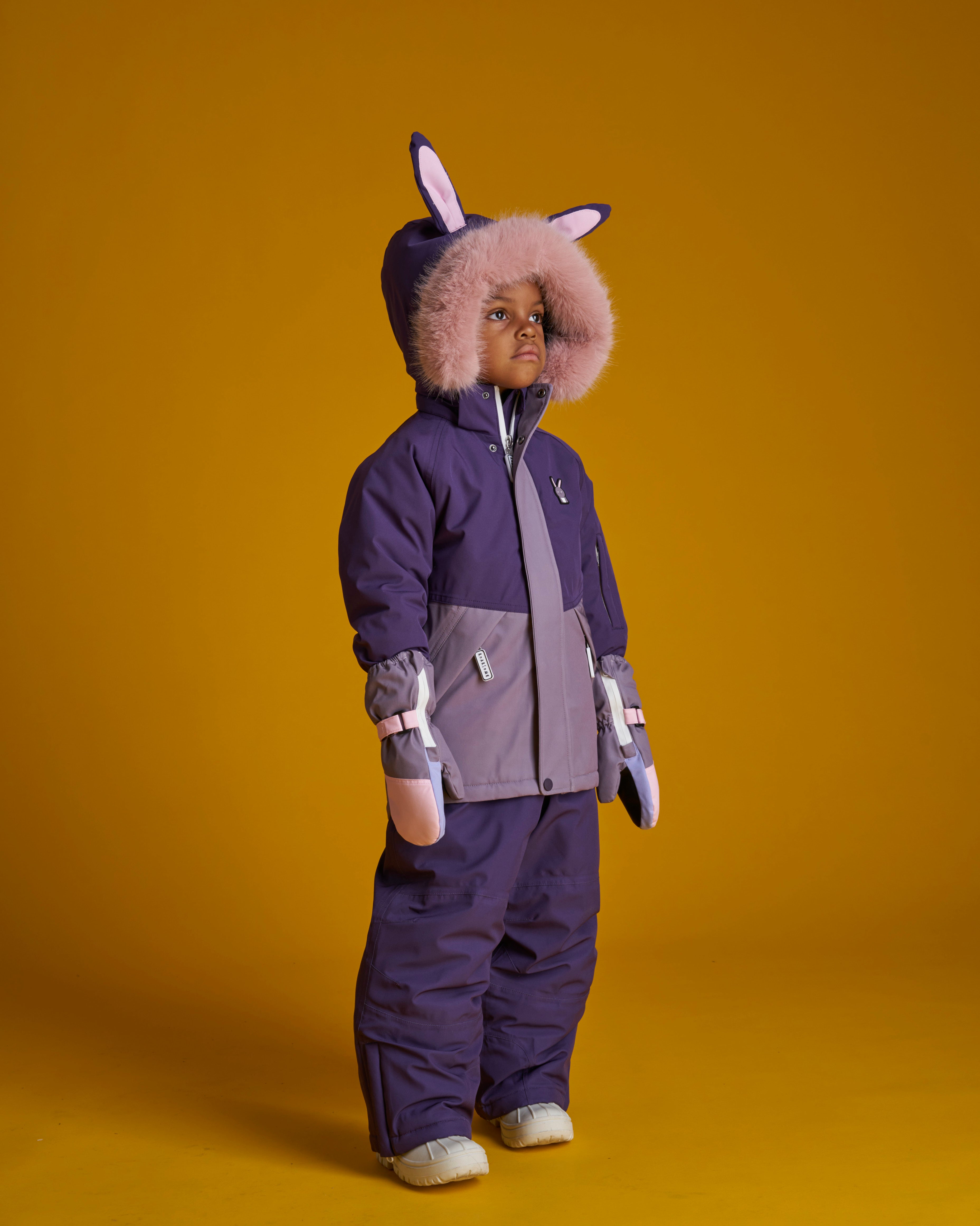 Kids Ski Gloves - Pink/Lilac