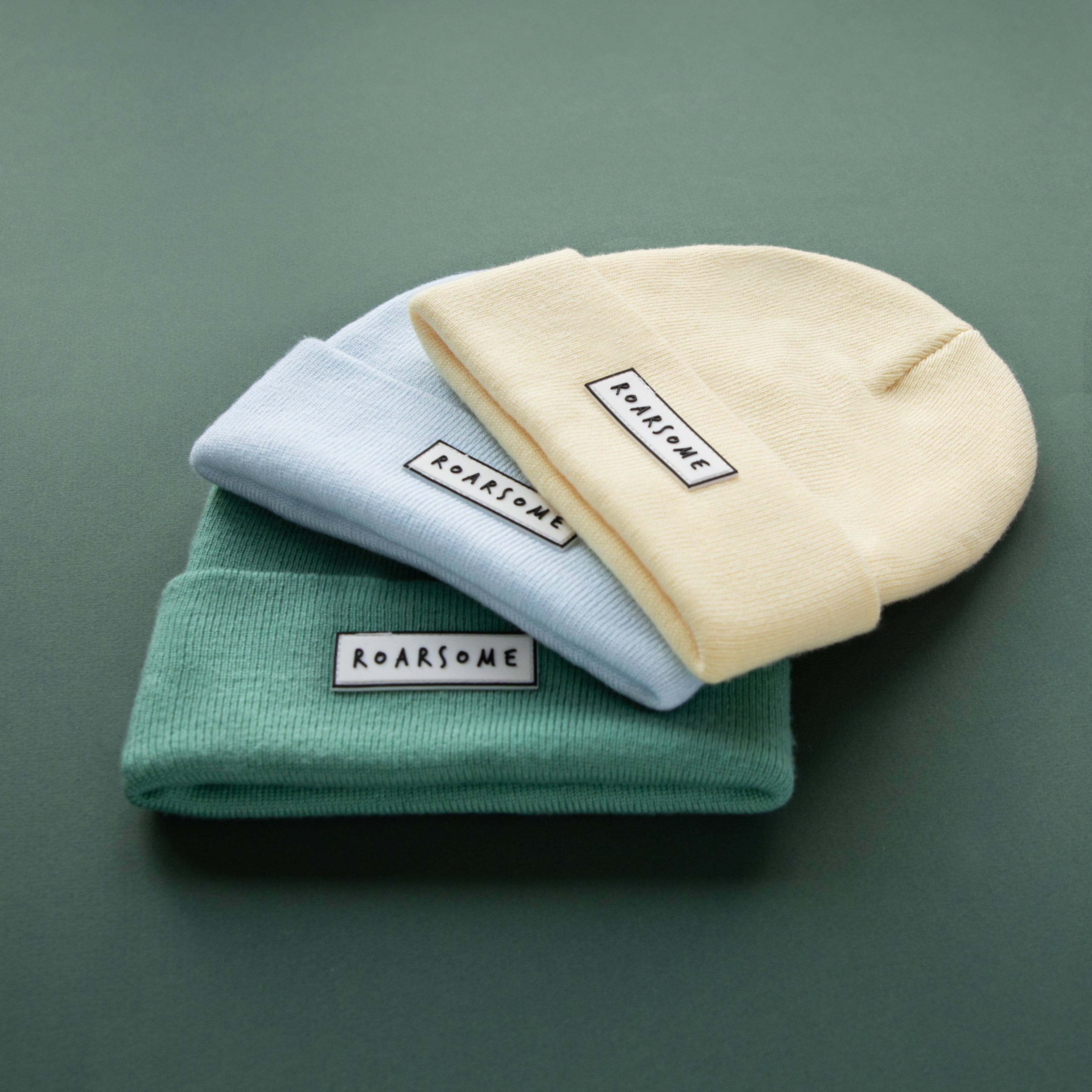 Kids Beanies - Cream