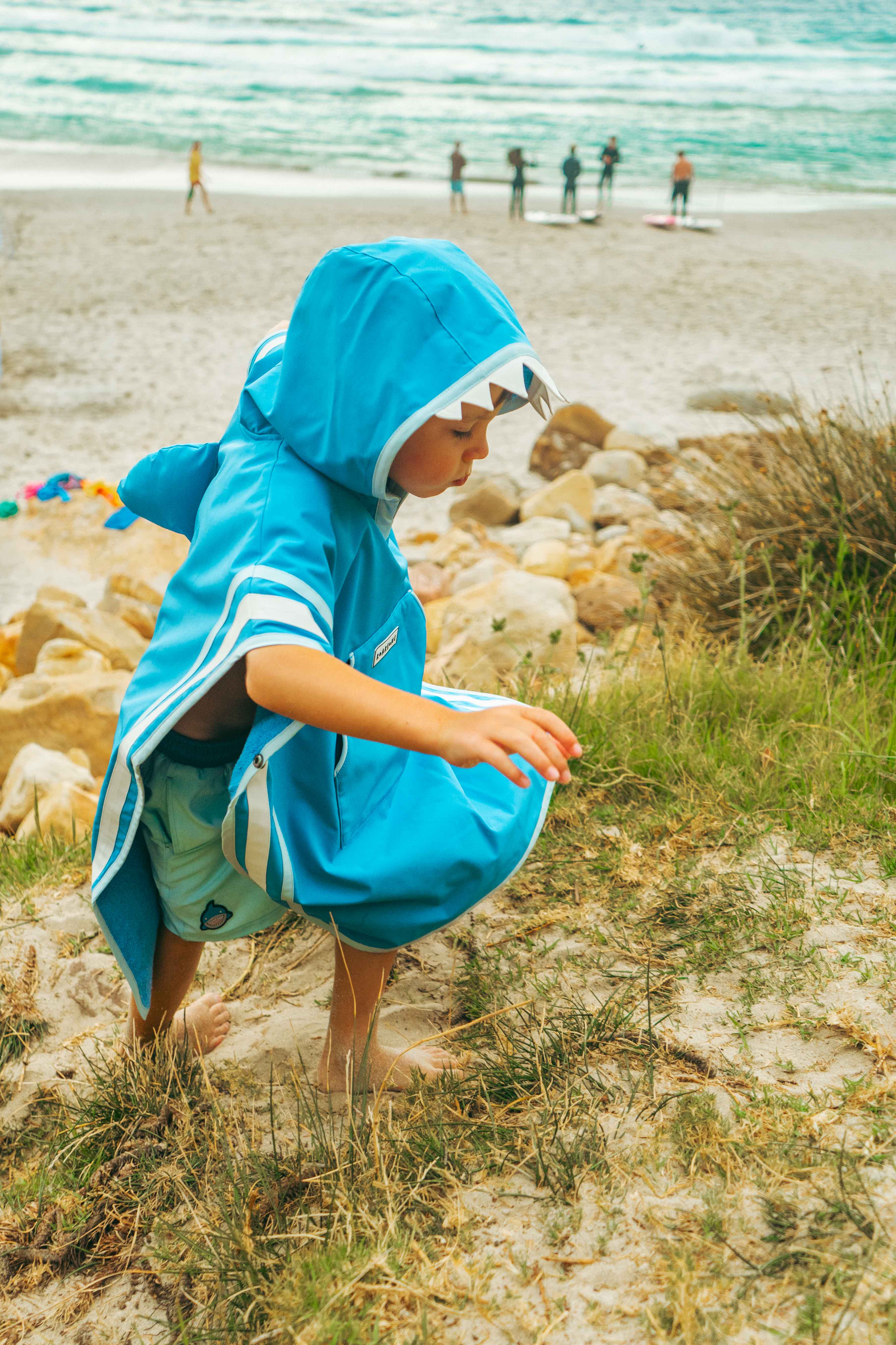 Reef the Shark - Kids Poncho Towel