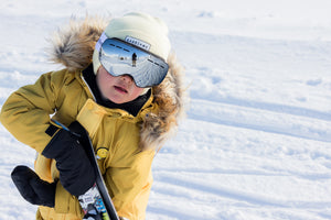 Kids Ski Goggles - Silver