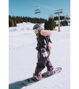 Kids Ski Gloves - Pink/Lilac