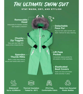 Spike the Dinosaur - Kids Snow Suit 2026