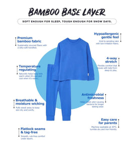Ocean Blue - Bamboo Base Layer