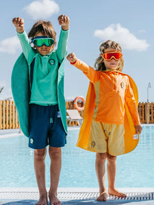 Kids Swimming Goggles - Yellow/Orange