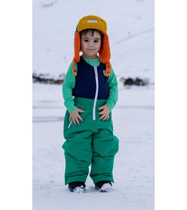 Kids Ski Salopettes / Bib Pants - Spike the Dinosaur