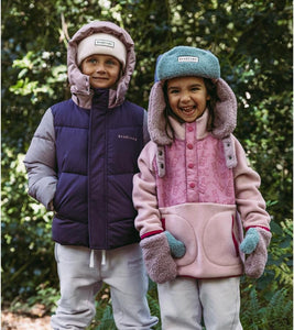 Fleece Mittens - Pink/Lilac