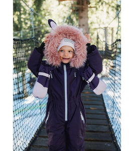Kids Ski Gloves - Pink/Lilac