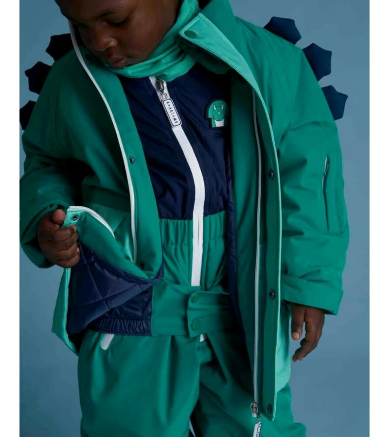 Spike the Dinosaur - Kids Ski Jacket