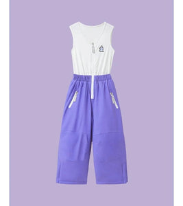 Kids Ski Salopettes / Bib Pants - Sparkle the Unicorn