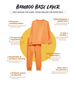 Sunset Orange - Bamboo Base Layer