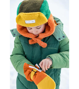 Green/Orange - Kids Trapper Hats