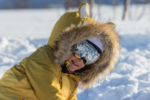 Kids Ski Goggle Silver