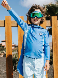 Kids Swimming Goggles - Blue/Green