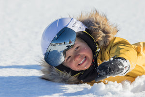 Kids Ski Goggles - Silver