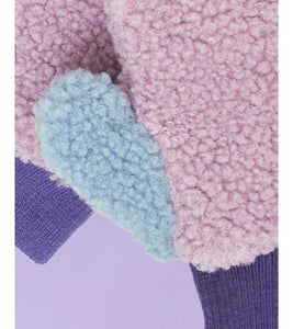 Fleece Mittens - Pink/Lilac