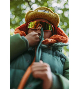 Green/Orange - Kids Trapper Hats