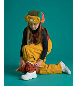 Green/Orange - Kids Trapper Hats