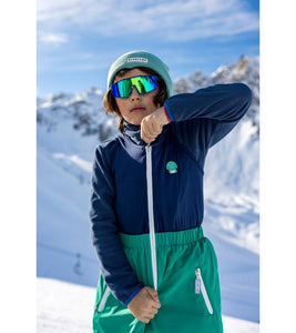 Kids Ski Salopettes / Bib Pants - Spike the Dinosaur