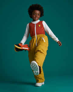 Kids Ski Gloves - Yellow/Orange