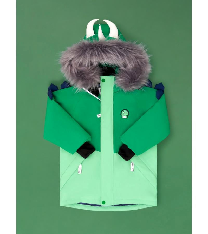 Spike the Dinosaur - Kids Ski Jacket