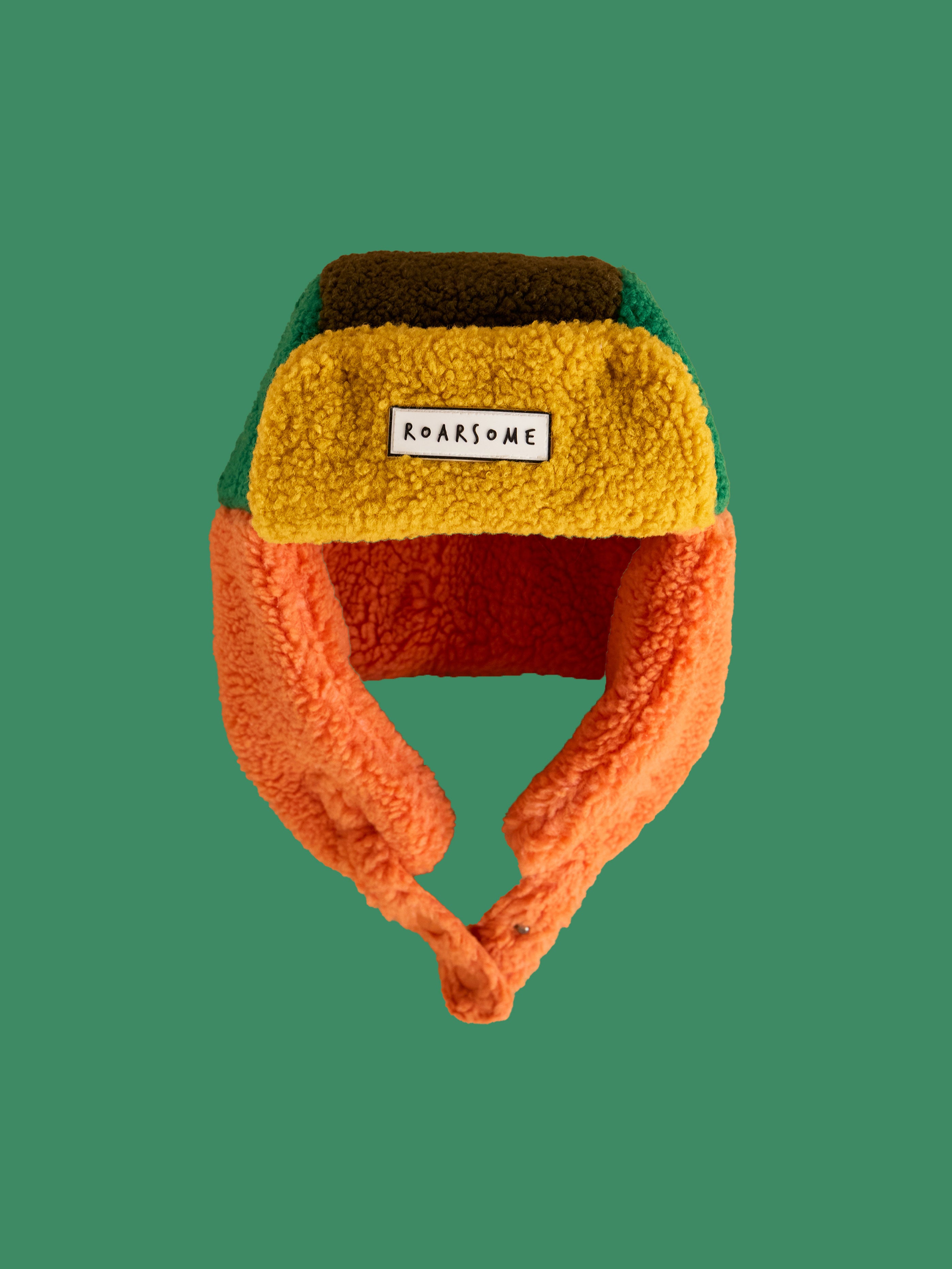 Green/Orange - Kids Trapper Hats
